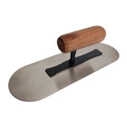 ماله استیل آرتین بیضی بتونه دسته چوبی